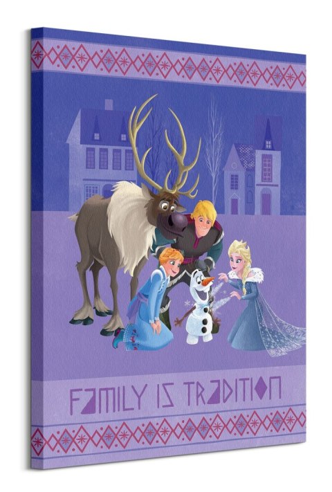 Olaf's Frozen Adventure Family is Tradition - obraz na płótnie