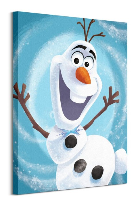 Olaf's Frozen Adventure Happy - obraz na płótnie