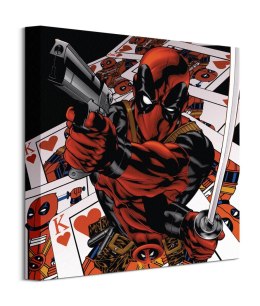 Deadpool Cards - obraz na płótnie