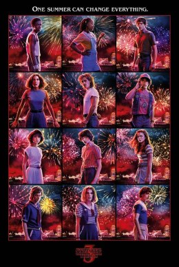 Stranger Things 3 Bohaterowie - plakat