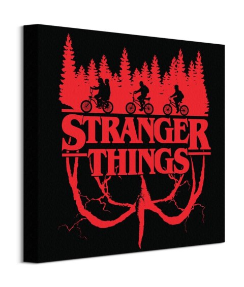 Stranger Things Logo Flip - obraz na płótnie