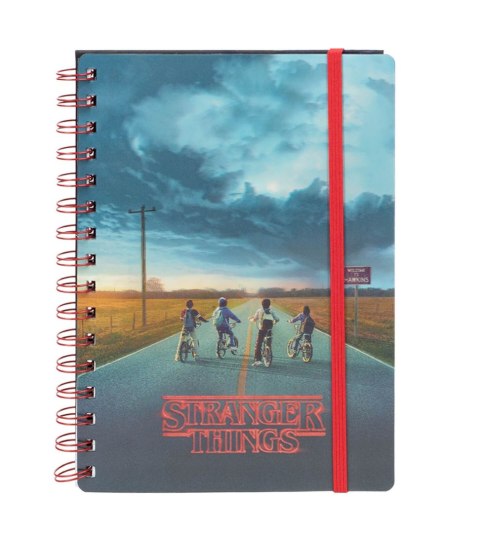 Stranger Things Mind Flayer - notes A5 kołozeszyt z metaliczną okładką