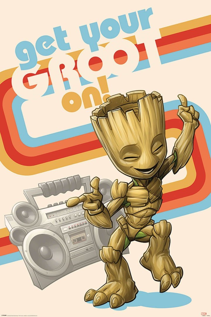 plakat Your Groot - zabawki oraz Funko Strażnicy Get On POP! - Najlepsze Galaktyki gadżety,