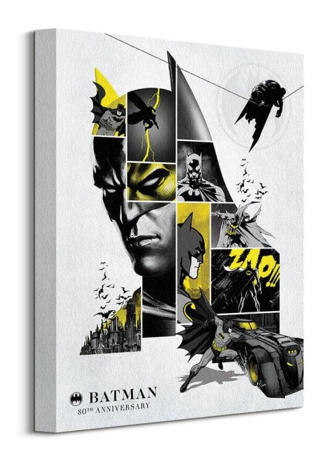 Batman 80th Anniversary - obraz na płótnie