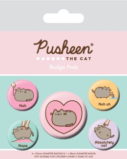 Pusheen Nah - przypinki