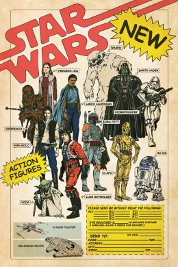 Star Wars Action Figures - plakat