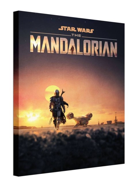 Star Wars The Mandalorian Dusk - obraz na płótnie