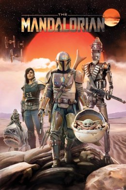 Star Wars The Mandalorian Group - plakat