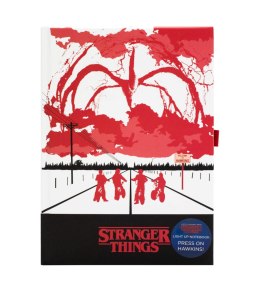 Stranger Things Mind Flayer - świecący notes A5