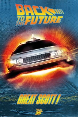 Back to the Future Great Scott - plakat