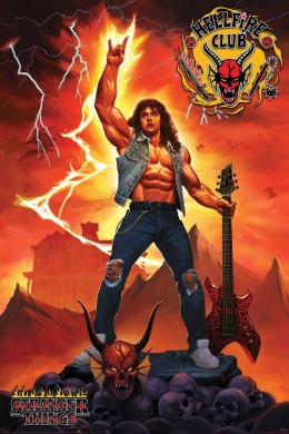 Stranger Things 4 Hellfire Club Rock God - plakat