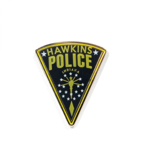 Stranger Things Hawkins Police - przypinka