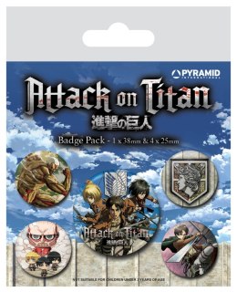 Attack On Titan S3 - przypinki