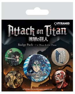 Attack On Titan S4 - przypinki