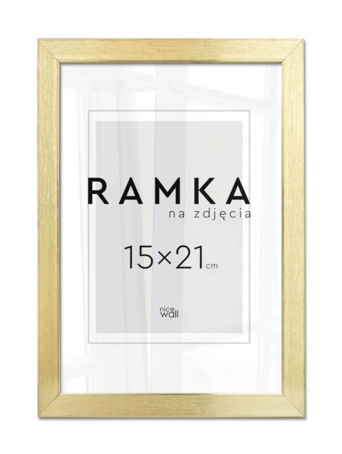 Ramka na zdjęcia 15x21 cm Złota