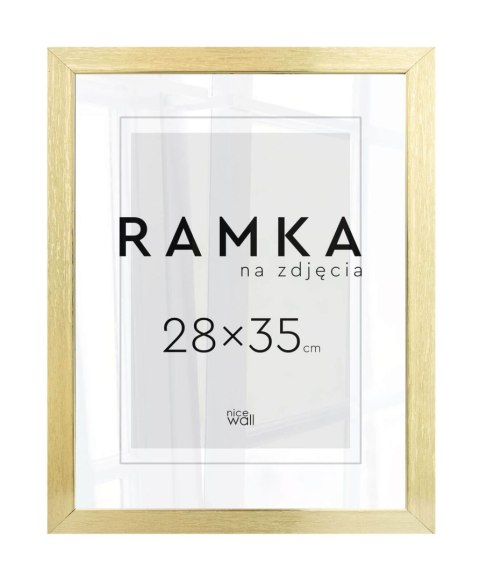 Ramka na zdjęcia 28x35 cm Złota