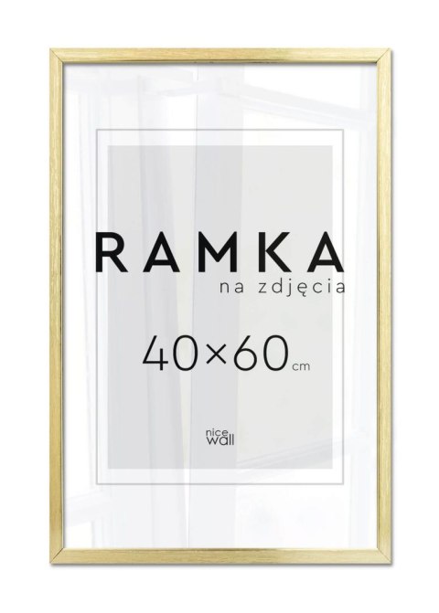 Ramka na zdjęcia 40x60 cm Złota