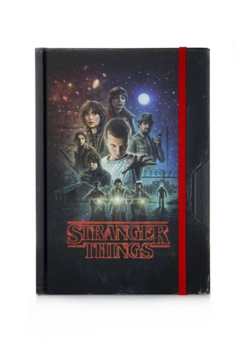 Stranger Things - notes A5 z gumką