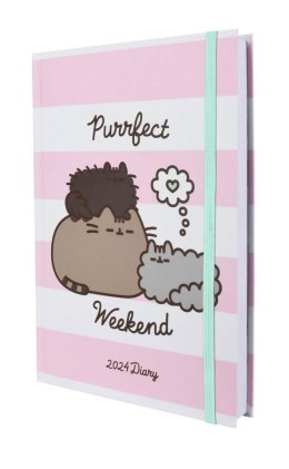 Pusheen Purrfect Weekend - kalendarz książkowy 2024 A5